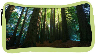 

Snoogg Eco Friendly Canvas Many Tress Designer Student Pen Pencil Case Coin Purse Pouch Cosmetic Makeup Bag (GREEN) Pouch(Multicolor)