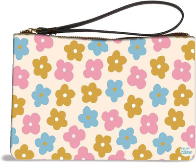 

Nutcase Pastels Spring Flowers Pouch(Multicolor)