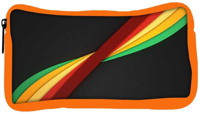 

Snoogg Eco Friendly Canvas Black Color Strips Designer Student Pen Pencil Case Coin Purse Pouch Cosmetic Makeup Bag (ORANGE) Pouch(Multicolor)