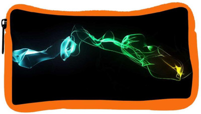 

Snoogg Eco Friendly Canvas Abstract Smoke Designer Student Pen Pencil Case Coin Purse Pouch Cosmetic Makeup Bag (ORANGE) Pouch(Multicolor)