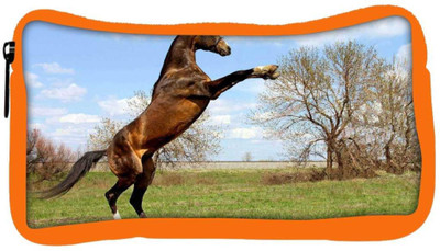 

Snoogg Eco Friendly Canvas Horse Standing Designer Student Pen Pencil Case Coin Purse Pouch Cosmetic Makeup Bag (ORANGE) Pouch(Multicolor)