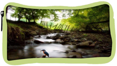 

Snoogg Eco Friendly Canvas Small Bird Designer Student Pen Pencil Case Coin Purse Pouch Cosmetic Makeup Bag (GREEN) Pouch(Multicolor)