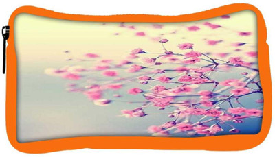 

Snoogg Eco Friendly Canvas Pink Flowers Serene Student Pen Pencil Case Coin Purse Pouch Cosmetic Makeup Bag (ORANGE) Pouch(Multicolor)