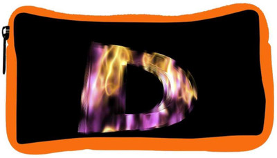 

Snoogg Eco Friendly Canvas Flaming 3D Letter Student Pen Pencil Case Coin Purse Pouch Cosmetic Makeup Bag (ORANGE) Pouch(Multicolor)