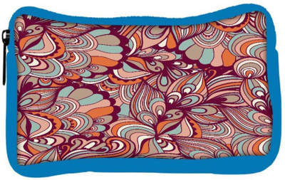 

Snoogg Eco Friendly Canvas Multicolor Pattern Designer Student Pen Pencil Case Coin Purse Pouch Cosmetic Makeup Bag (BLUE) Pouch(Multicolor)