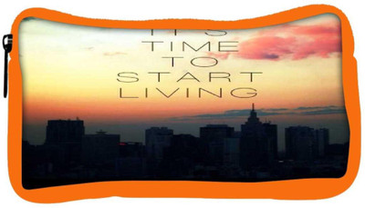 

Snoogg Eco Friendly Canvas Its Time To Start Living Student Pen Pencil Case Coin Purse Pouch Cosmetic Makeup Bag (ORANGE) Pouch(Multicolor)