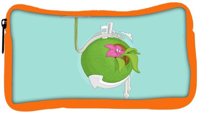 

Snoogg Eco Friendly Canvas Green Planet Designer Student Pen Pencil Case Coin Purse Pouch Cosmetic Makeup Bag (ORANGE) Pouch(Multicolor)