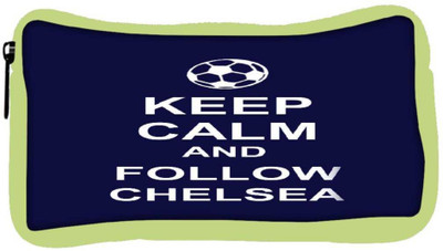 

Snoogg Eco Friendly Canvas Keep Calm And Follow Chelsea Student Pen Pencil Case Coin Purse Pouch Cosmetic Makeup Bag (GREEN) Pouch(Multicolor)