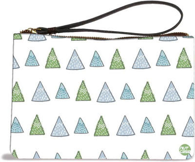 

Nutcase Green Woods Triangles Pouch(Multicolor)