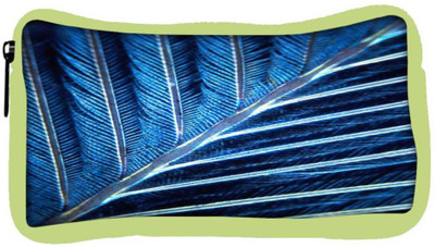 

Snoogg Eco Friendly Canvas Feather Student Pen Pencil Case Coin Purse Pouch Cosmetic Makeup Bag (GREEN) Pouch(Multicolor)