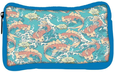 

Snoogg Eco Friendly Canvas Water Fish Designer Student Pen Pencil Case Coin Purse Pouch Cosmetic Makeup Bag (BLUE) Pouch(Multicolor)