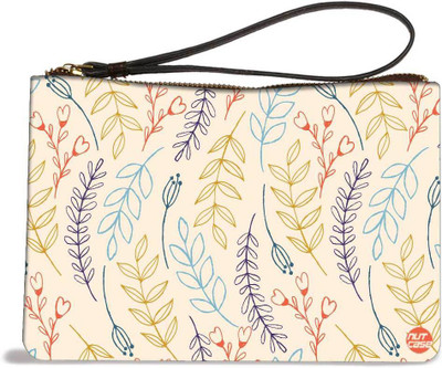 

Nutcase Leaves And Branches - White Pouch(Multicolor)