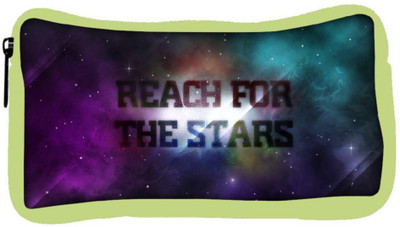 

Snoogg Eco Friendly Canvas Reach For The Stars Designer Student Pen Pencil Case Coin Purse Pouch Cosmetic Makeup Bag (GREEN) Pouch(Multicolor)
