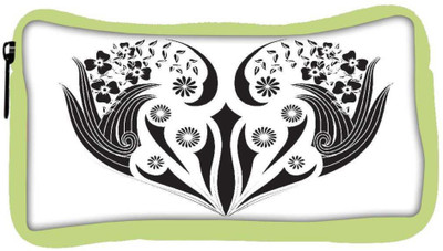 

Snoogg Eco Friendly Canvas Floral Frame Student Pen Pencil Case Coin Purse Pouch Cosmetic Makeup Bag (GREEN) Pouch(Multicolor)