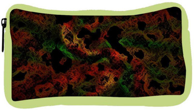 

Snoogg Eco Friendly Canvas Colorful Shades Abstract Designer Student Pen Pencil Case Coin Purse Pouch Cosmetic Makeup Bag (GREEN) Pouch(Multicolor)