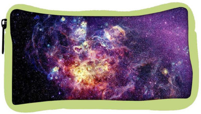 

Snoogg Eco Friendly Canvas Amazing Nebula Space Designer Student Pen Pencil Case Coin Purse Pouch Cosmetic Makeup Bag (GREEN) Pouch(Multicolor)