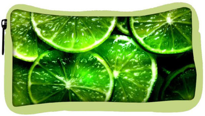 

Snoogg Eco Friendly Canvas Green Lemon Designer Student Pen Pencil Case Coin Purse Pouch Cosmetic Makeup Bag (GREEN) Pouch(Multicolor)