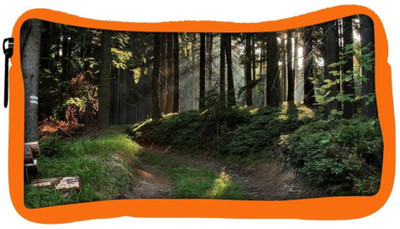 

Snoogg Eco Friendly Canvas No Way In Forest Designer Student Pen Pencil Case Coin Purse Pouch Cosmetic Makeup Bag (ORANGE) Pouch(Multicolor)