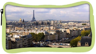 

Snoogg Eco Friendly Canvas Paris Designer Student Pen Pencil Case Coin Purse Pouch Cosmetic Makeup Bag (GREEN) Pouch(Multicolor)