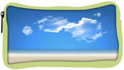 

Snoogg Eco Friendly Canvas Blue Sky Designer Student Pen Pencil Case Coin Purse Pouch Cosmetic Makeup Bag (GREEN) Pouch(Multicolor)