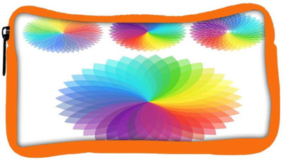 

Snoogg Eco Friendly Canvas Set Of Rainbow Flowers Student Pen Pencil Case Coin Purse Pouch Cosmetic Makeup Bag (ORANGE) Pouch(Multicolor)