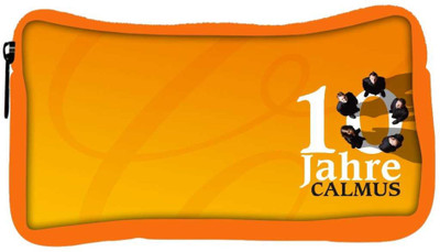 

Snoogg Eco Friendly Canvas 10 Jahre Calmus Designer Student Pen Pencil Case Coin Purse Pouch Cosmetic Makeup Bag (ORANGE) Pouch(Multicolor)