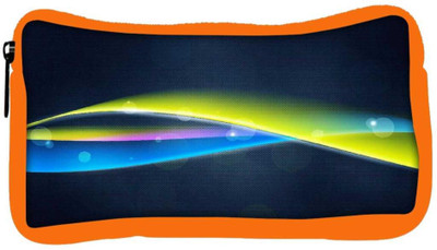 

Snoogg Eco Friendly Canvas Mixed Color Strips Designer Student Pen Pencil Case Coin Purse Pouch Cosmetic Makeup Bag (ORANGE) Pouch(Multicolor)