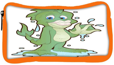 

Snoogg Eco Friendly Canvas Cute Water Monster Cartoon Character Student Pen Pencil Case Coin Purse Pouch Cosmetic Makeup Bag (ORANGE) Pouch(Multicolor)