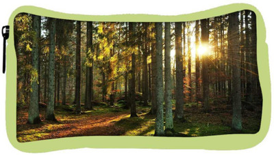 

Snoogg Eco Friendly Canvas Abstract Sunlight In Forest Designer Student Pen Pencil Case Coin Purse Pouch Cosmetic Makeup Bag (GREEN) Pouch(Multicolor)