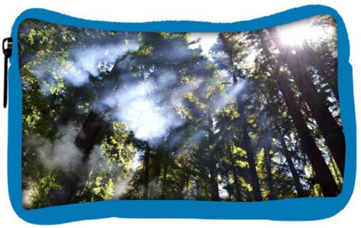 

Snoogg Eco Friendly Canvas Smoked Forest Designer Student Pen Pencil Case Coin Purse Pouch Cosmetic Makeup Bag (BLUE) Pouch(Multicolor)