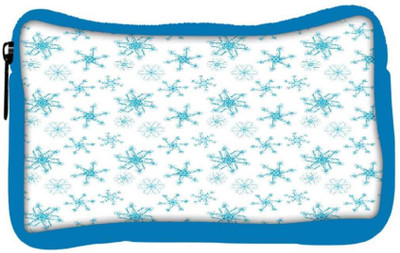 

Snoogg Eco Friendly Canvas Spring Season Designer Student Pen Pencil Case Coin Purse Pouch Cosmetic Makeup Bag (BLUE) Pouch(Multicolor)