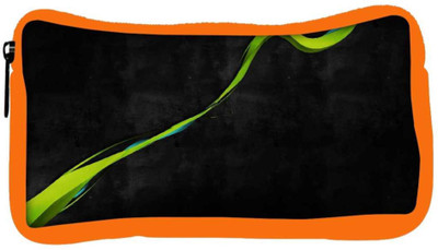 

Snoogg Eco Friendly Canvas Green Paint Designer Student Pen Pencil Case Coin Purse Pouch Cosmetic Makeup Bag (ORANGE) Pouch(Multicolor)