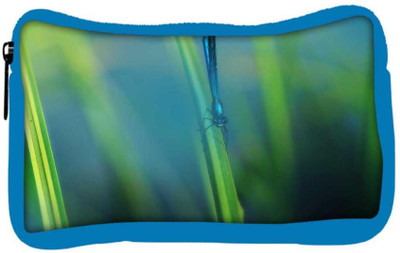 

Snoogg Eco Friendly Canvas Blue Dragonfly Designer Student Pen Pencil Case Coin Purse Pouch Cosmetic Makeup Bag (BLUE) Pouch(Multicolor)