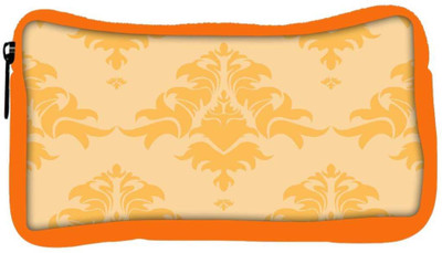 

Snoogg Eco Friendly Canvas Cream String Pattern Designer Student Pen Pencil Case Coin Purse Pouch Cosmetic Makeup Bag (ORANGE) Pouch(Multicolor)