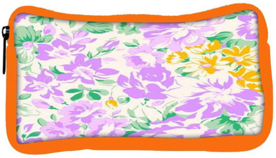 

Snoogg Eco Friendly Canvas White And Pink Floral Pattern 2482 Student Pen Pencil Case Coin Purse Pouch Cosmetic Makeup Bag (ORANGE) Pouch(Multicolor)
