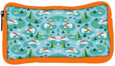 

Snoogg Eco Friendly Canvas Cute Puppy Student Pen Pencil Case Coin Purse Pouch Cosmetic Makeup Bag (ORANGE) Pouch(Multicolor)