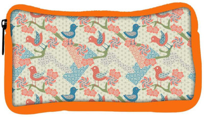 

Snoogg Eco Friendly Canvas Multiple Bird Art Designer Student Pen Pencil Case Coin Purse Pouch Cosmetic Makeup Bag (ORANGE) Pouch(Multicolor)