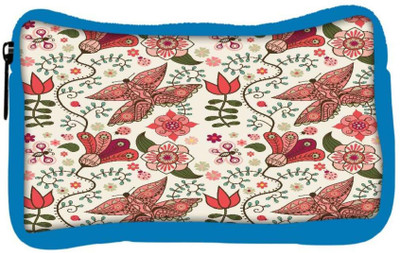 

Snoogg Eco Friendly Canvas Lite Butterfly Designer Student Pen Pencil Case Coin Purse Pouch Cosmetic Makeup Bag (BLUE) Pouch(Multicolor)