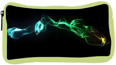 

Snoogg Eco Friendly Canvas Abstract Smoke Designer Student Pen Pencil Case Coin Purse Pouch Cosmetic Makeup Bag (GREEN) Pouch(Multicolor)