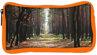 

Snoogg Eco Friendly Canvas Autumn Student Pen Pencil Case Coin Purse Pouch Cosmetic Makeup Bag (ORANGE) Pouch(Multicolor)