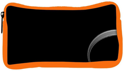 

Snoogg Eco Friendly Canvas Grey Layer In Black Designer Student Pen Pencil Case Coin Purse Pouch Cosmetic Makeup Bag (ORANGE) Pouch(Multicolor)