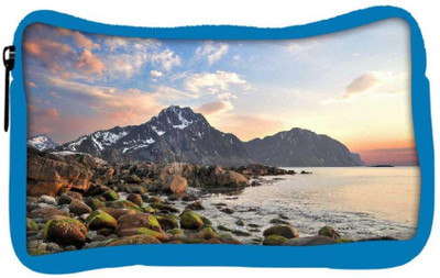 

Snoogg Eco Friendly Canvas Rocks On The River Side Designer Student Pen Pencil Case Coin Purse Pouch Cosmetic Makeup Bag (BLUE) Pouch(Multicolor)