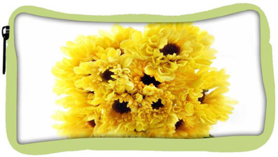 

Snoogg Eco Friendly Canvas Floral Background Student Pen Pencil Case Coin Purse Pouch Cosmetic Makeup Bag (GREEN) Pouch(Multicolor)