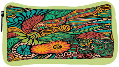 

Snoogg Eco Friendly Canvas Vector Seamless Texture With Abstract Flowers Endless Background Ethnic Sea Student Pen Pencil Case Coin Purse Pouch Cosmetic Makeup Bag (GREEN) Pouch(Multicolor)