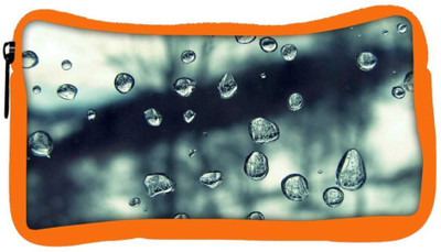 

Snoogg Eco Friendly Canvas Grey Water Drops Designer Student Pen Pencil Case Coin Purse Pouch Cosmetic Makeup Bag (ORANGE) Pouch(Multicolor)