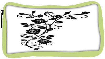 

Snoogg Eco Friendly Canvas Vector Graphic Of Rose With Leaves Student Pen Pencil Case Coin Purse Pouch Cosmetic Makeup Bag (GREEN) Pouch(Multicolor)