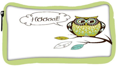

Snoogg Eco Friendly Canvas Cute Vector Owl Hoooot Card Student Pen Pencil Case Coin Purse Pouch Cosmetic Makeup Bag (GREEN) Pouch(Multicolor)