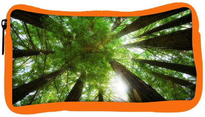 

Snoogg Eco Friendly Canvas Multiple Trees Designer Student Pen Pencil Case Coin Purse Pouch Cosmetic Makeup Bag (ORANGE) Pouch(Multicolor)