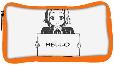 

Snoogg Eco Friendly Canvas Anime Hello Student Pen Pencil Case Coin Purse Pouch Cosmetic Makeup Bag (ORANGE) Pouch(Multicolor)