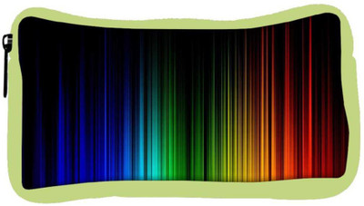 

Snoogg Eco Friendly Canvas Rainbow Color Design Designer Student Pen Pencil Case Coin Purse Pouch Cosmetic Makeup Bag (GREEN) Pouch(Multicolor)